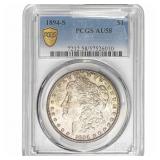 1894-S Morgan Silver Dollar PCGS AU58