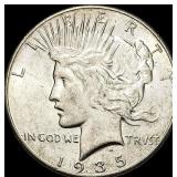 1935 Silver Peace Dollar UNCIRCULATED