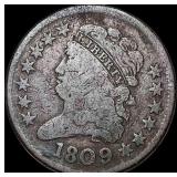 1809 Classic Head Half Cent NICELY CIRCULATED