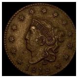 1818 Coronet Head Large Cent NEARLY  UNCIRCULATED