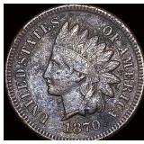 1870 Indian Head Cent NEARLY UNCIRCULATED