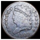 1809 Classic Head Half Cent NICELY CIRCULATED