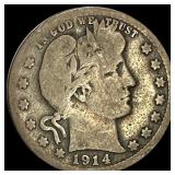 1914-S Buffalo Half Dollar NICELY CIRCULATED