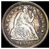 1858-O Seated Liberty Dime CLOSELY  UNCIRCULATED