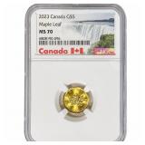 2023 G$5 Canada 1/10oz NGC MS70