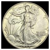 1942 Walking Liberty Half Dollar CLOSELY  UNCIRCU