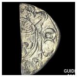 [1204-1242] England Silver Cut Halfpenny NEARLY UN