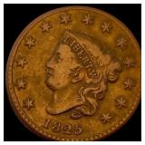 1825 Coronet Head Large Cent LIGHTLY CIRCULATED