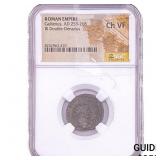 Roman Gallienus,AD 253-268 BI Double-Denarius NGC