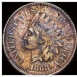1868 Indian Head Cent NEARLY UNCIRCULATED