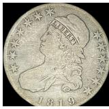 1819 Capped Bust Half Dollar  NICELY  CIRCULATED