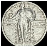 1924 Standing Liberty Silver Quarter   NEARLY  UN