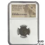 Romano-Gallic Tetricus II, AD 274 BI Double-Denar