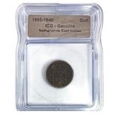 Netherlands East Indies Duit ICG Genuine