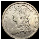 1838 Capped Bust Silver Quarter NEARLY UNCIRCULATE