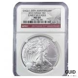 2011 Silver Eagle NGC MS69