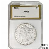 1886 Morgan Silver Dollar PCI AU58