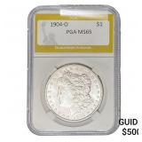 1904-O Morgan Silver Dollar PGA MS65