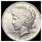 1921 Silver Peace Dollar LIGHTLY CIRCULATED