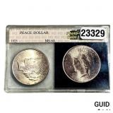 1925 Silver Peace Dollar PCI MS64