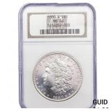 1880-S Morgan Silver Dollar NGC MS66
