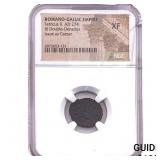 Roman-Gallic Tetricus II 274 AD BI Dbl-Denarius