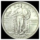 1917 Standing Liberty Quarter NEARLY UNCIRCULATED