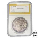 1886 Morgan Silver Dollar PGA MS65