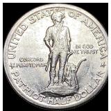 1925 Lexington-Concord Half Dollar CLOSELY  UNCIR
