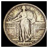 1917 Standing Liberty Quarter LIGHTLY CIRCULATED