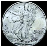 1942-S Walking Liberty Half Dollar CHOICE BU