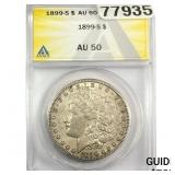 1899-S Morgan Silver Dollar ANACS AU50