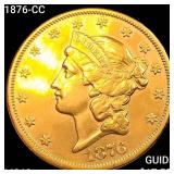1876-CC $20 Gold Double Eagle UNCIRCULATED
