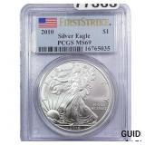2010 Silver Eagle NGC MS69