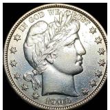 1906-D Silver Barber Half Dollar CLOSELY  UNCIRCU