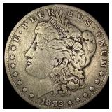 1882-O Silver Morgan Dollar ABOUT UNCIRCULATED