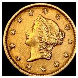 1853 Gold $1 Type 1 CHOICE AU