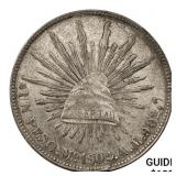 1904Mo AM Mexico Silver Peso CHOICE AU
