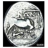 260-167/98 BC Illyria Silver Drachm NEARLY UNCIRCU