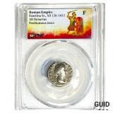 Roman Faustina Sr.,AD 138-140/1 AR Denarius PNC F