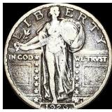 1926-S Silver Standing Liberty Quarter  LIGHTLY C
