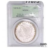 1879-S Morgan Silver Dollar PCGS MS64