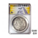 1892 Morgan Silver Dollar ANACS EF40