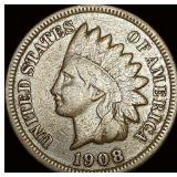 1908-S Indian Head Cent LIGHTLY CIRCULATED