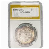 1900-O/CC Morgan Silver Dollar PGA MS64