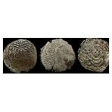 [3 Coins]780-980 AD Pratihara Empire SIlver Drachm