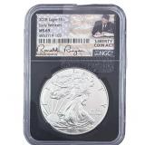2018 Silver Eagle NGC MS69