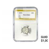 1915 Barber Dime PGA MS63