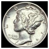 1936-D Silver Mercury Dime CHOICE BU