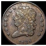 1828 Classic Head Half Cent NEARLY  UNCIRCULATED
